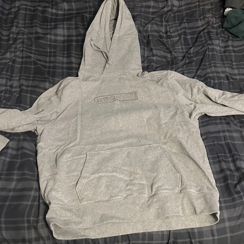 American Apparel Light Gray Men's Hoodie